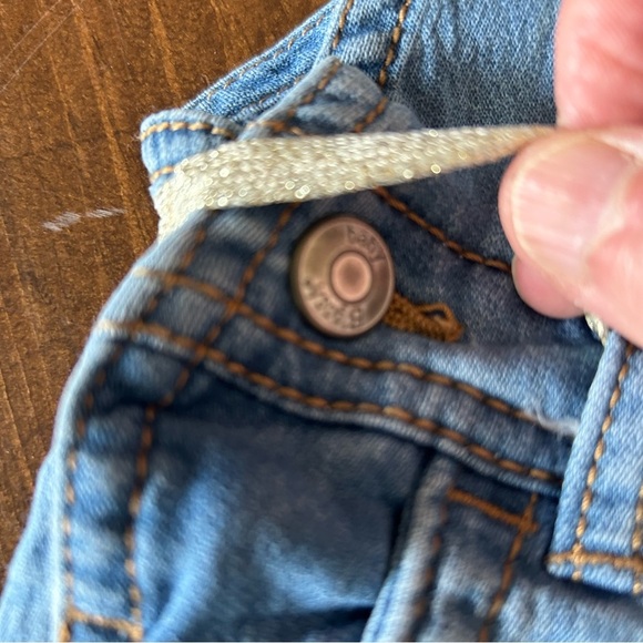 OshKosh Girl Denim Overalls. Size 24 months. - Picture 12 of 13